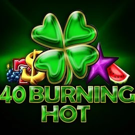 40 Burning Hot casino game by Amusnet Interactive – featured logo at Stake Casino