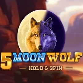 5 Moon Wolf slot visual from Apparat Gaming available on stakekasino.eu.com
