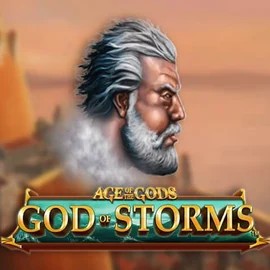 Official Slots logo: Age Of The Gods: God of Storms by Playtech at Stake Casino