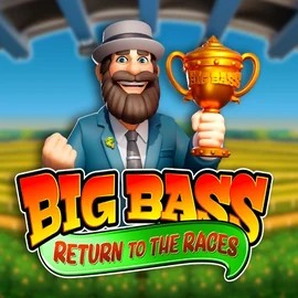 Big Bass Return to the Races by Pragmatic Play, showcased at stakekasino.eu.com – game logo
