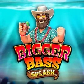 Bigger Bass Splash logo by Pragmatic Play at Stake Casino