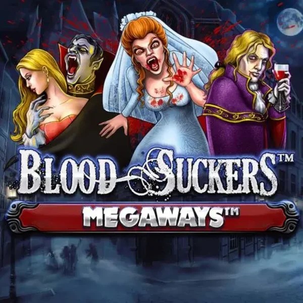 Blood Suckers Megaways game by Red Tiger Gaming – logo hosted on Stake Casino