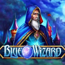 Blue Wizard by Quickspin, showcased at stakekasino.eu.com – game logo