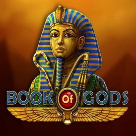 Book of Gods game by BF Games – logo hosted on Stake Casino