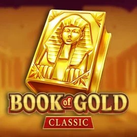 Book of Gold Classic slot logo by Playson at Stake Casino