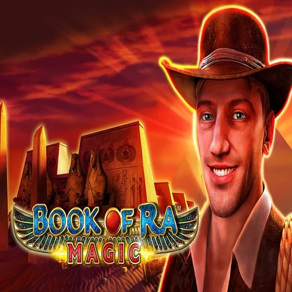 Book of Ra Magic slot visual from Greentube available on stakekasino.eu.com