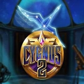Cygnus 2 slot logo by ELK Studios at Stake Casino