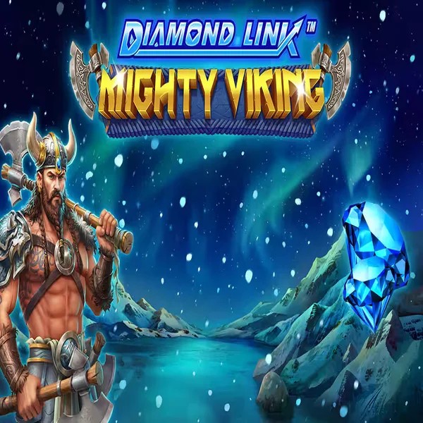 Diamond Link Mighty Viking online game logo by Greentube on stakekasino.eu.com