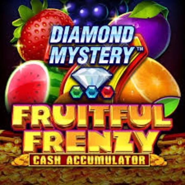 Diamond Mystery Fruitful Frenzy Cash Accumulator online game logo by Greentube on stakekasino.eu.com