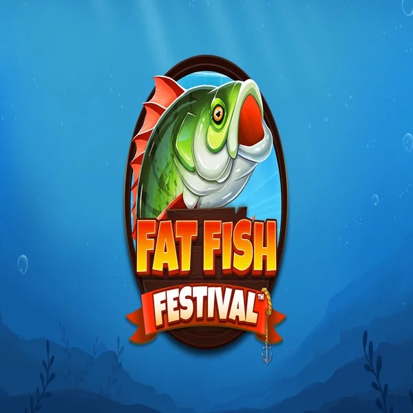 Slots logo of Fat Fish Festival from Wishbone Games at Stake Casino