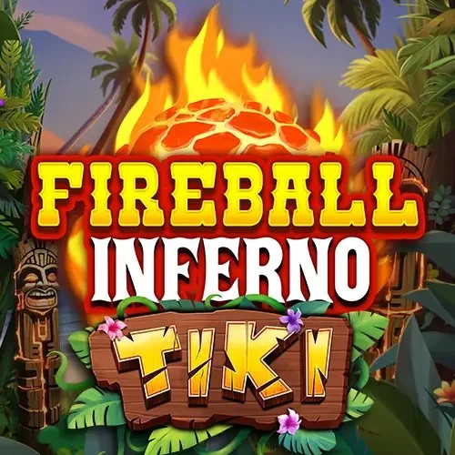Fireball Inferno Tiki casino game by NetEnt – featured logo at Stake Casino