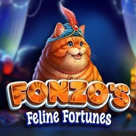 Fonzos Feline Fortunes slot logo by Pragmatic Play at Stake Casino