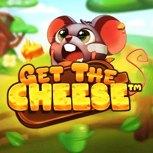 Get The Cheese slot logo by Hacksaw Gaming at Stake Casino