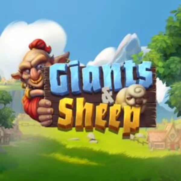 Giants and Sheep logo by Relax Gaming at Stake Casino