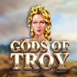 Gods of Troy online game logo by Red Tiger Gaming on stakekasino.eu.com