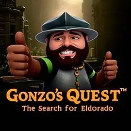 Gonzo's Quest slot icon by NetEnt, available at Stake Casino