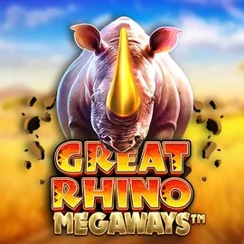 Great Rhino Megaways casino game by Pragmatic Play – featured logo at Stake Casino