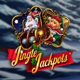 Jingle Jackpots by Dragon Gaming, showcased at stakekasino.eu.com – game logo