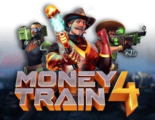 Money Train 4 game by Relax Gaming – logo hosted on Stake Casino
