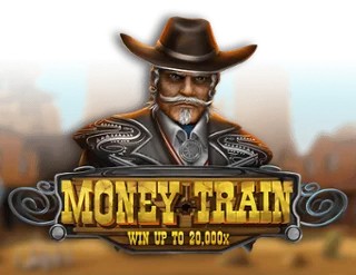 Money Train slot logo by Relax Gaming at Stake Casino