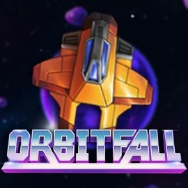 Orbitfall game by ELK Studios – logo hosted on Stake Casino