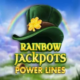 Rainbow Jackpots Power Lines slot icon by Red Tiger Gaming, available at Stake Casino