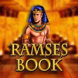 Official Slots logo: Ramses Book by Gamomat at Stake Casino