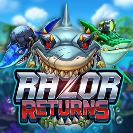 Razor Returns slot icon by Push Gaming, available at Stake Casino