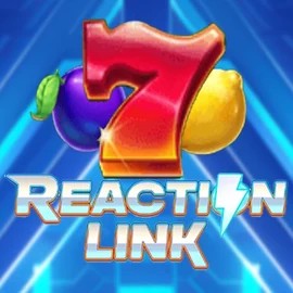 Reaction Link slot logo by Playtech at Stake Casino