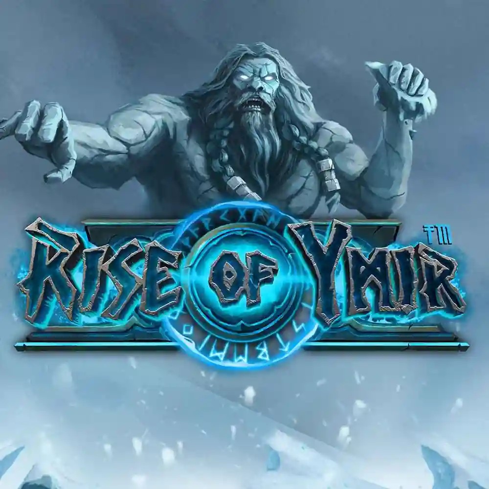 Rise of Ymir logo by Hacksaw Gaming at Stake Casino