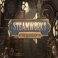 Steamworks The Workshop logo – Slots by Peter & Sons at Stake Casino