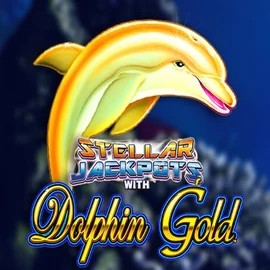 Jackpots logo of Dolphin Gold with Stellar Jackpots from Lightning Box Game at Stake Casino