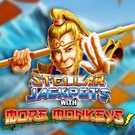 Play Stellar Jackpots with More Monkeys slot by Lightning Box Game on stakekasino.eu.com