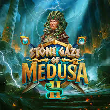 Stone Gaze of Medusa 2 online game logo by Stakelogic on stakekasino.eu.com