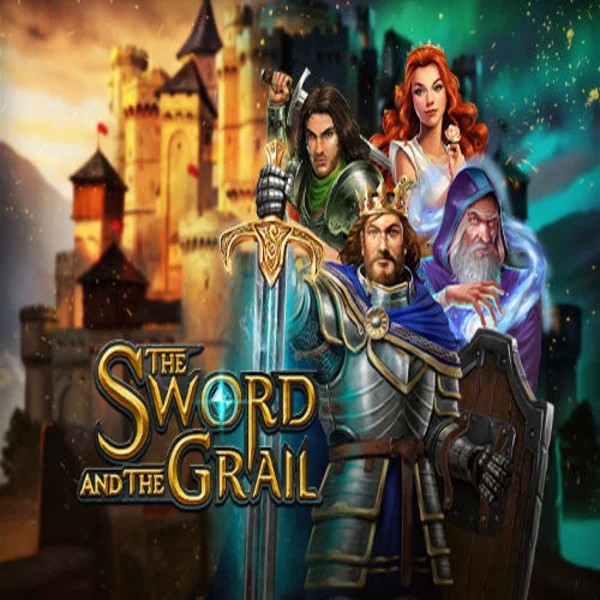 The Sword and the Grail by Play'n GO, showcased at stakekasino.eu.com – game logo
