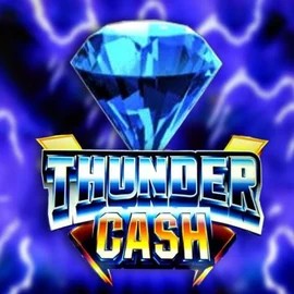 Thunder Cash logo by Novomatic at Stake Casino