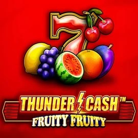Thunder Cash Fruity Fruity by Novomatic, showcased at stakekasino.eu.com – game logo