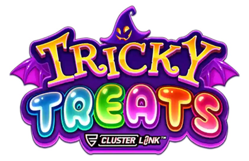 Tricky Treats logo by Push Gaming at Stake Casino