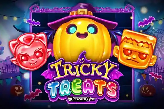 Tricky Treats logo by Push Gaming Stake Casino
